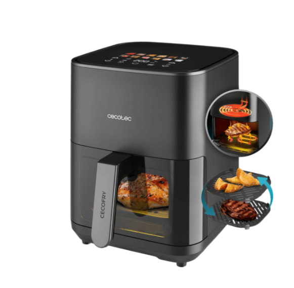 Мультипіч Cecotec Cecofry&Grill Duoheat 4000 фото №2