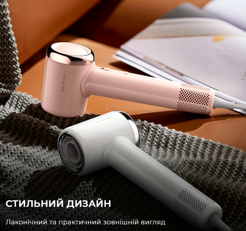 Фен Deerma DEM-CF50W Pink фото №10