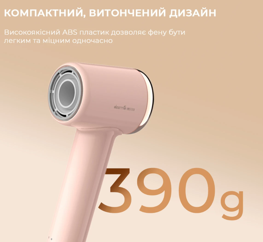 Фен Deerma DEM-CF50W Pink фото №3