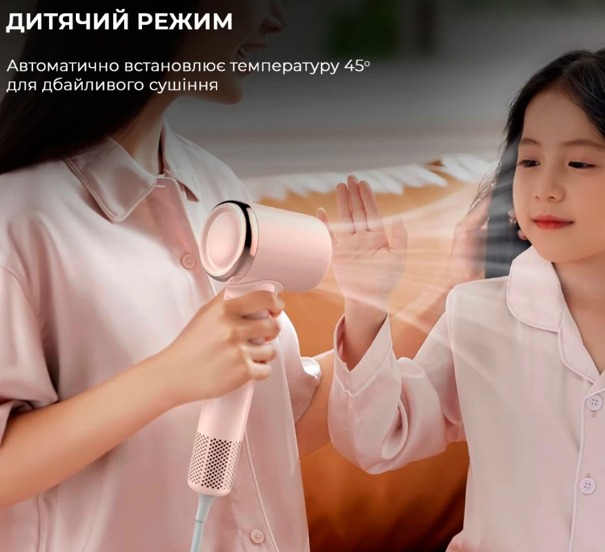 Фен Deerma DEM-CF50W Pink фото №9