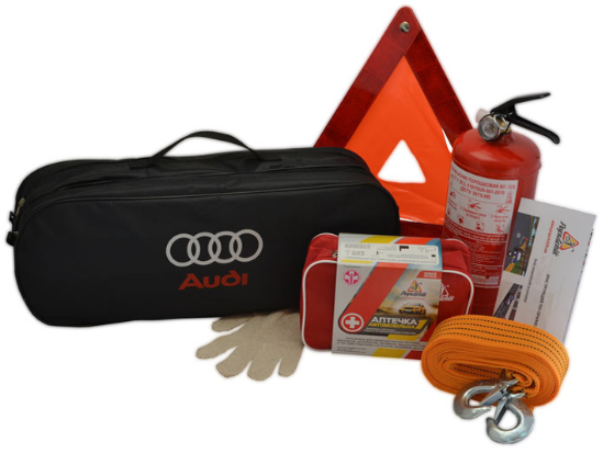 Набор техпомощи Poputchik Audi легковий чорний (01-087-Л)
