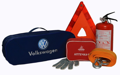 Набір техдопомоги Poputchik Volkswagen легковий синій (01-057-Л)
