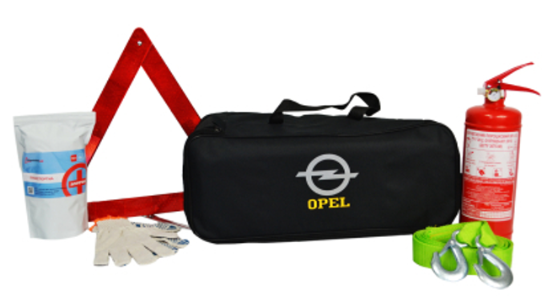 Набор техпомощи Poputchik Базовий, Opel, чорна (01-151-IS)