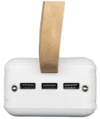 Мобільна батарея KT T51 Flashlight 50000 mAh White фото №2