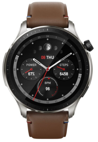 Smart годинник Poco Amazfit GTR 4 Vintage Brown Leather