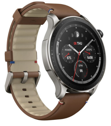 Smart годинник Poco Amazfit GTR 4 Vintage Brown Leather фото №3