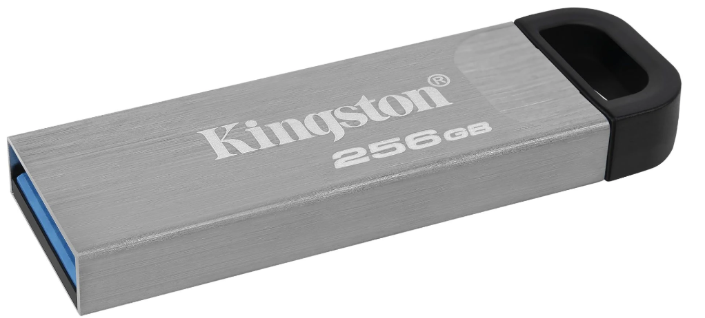 Флешка Kingston USB 3.2 DT Kyson 256GB Silver/Black фото №2