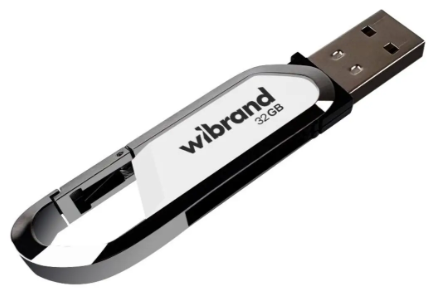 Флешка Mibrand Aligator 32Gb White 2.0 фото №2