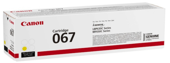 Чорнила для принтера Canon 067 Yellow 1.25K для MF65x, LBP63x (5099C002AA)