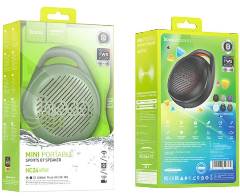 Портативная колонка Hoco HC24 Hearty sports BT speaker Spruce Green фото №3
