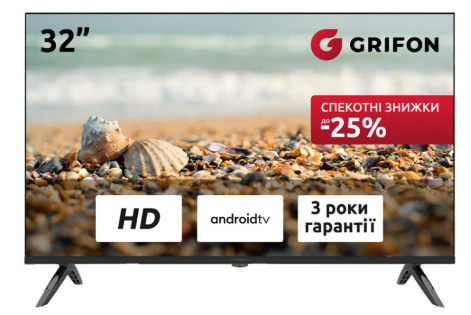 Телевізор Grifon Nova NV32HSB