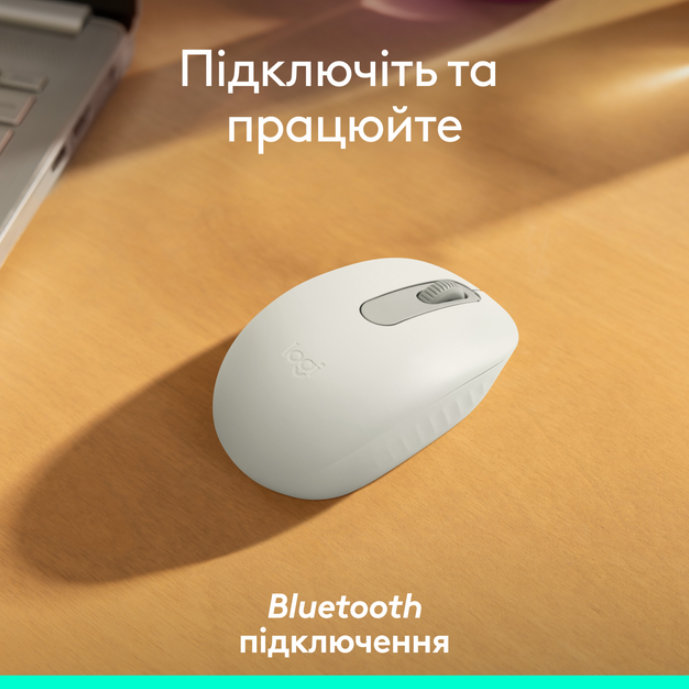 Компьютерная мыш Logitech M196 Bluetooth Off-White (910-007460) фото №2