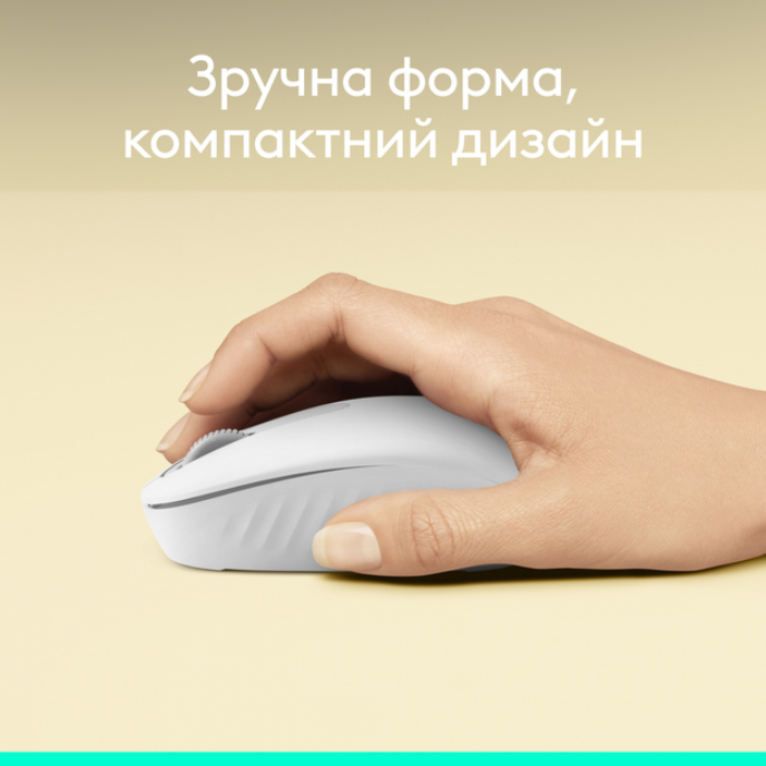 Компьютерная мыш Logitech M196 Bluetooth Off-White (910-007460) фото №3