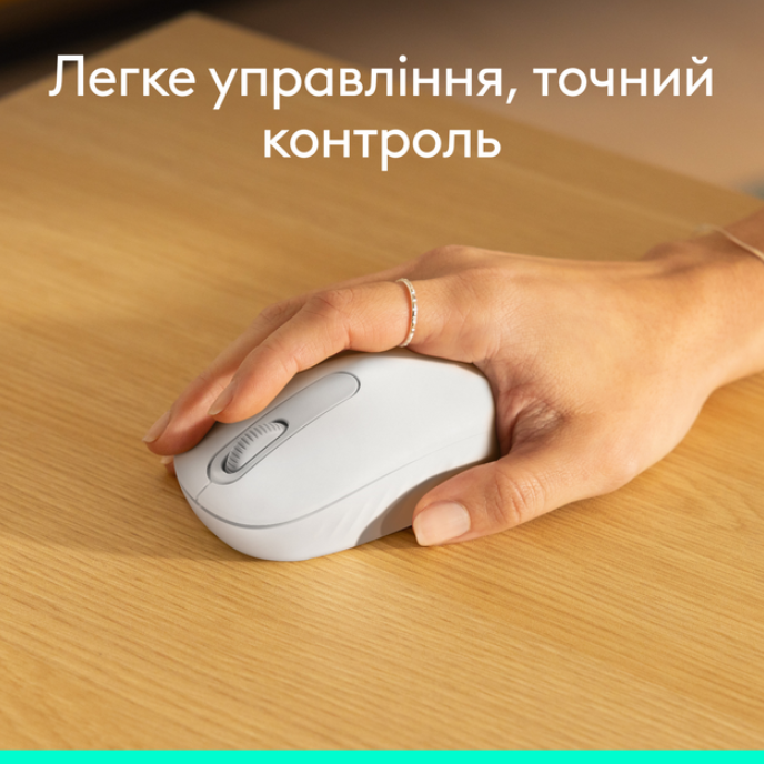 Компьютерная мыш Logitech M196 Bluetooth Off-White (910-007460) фото №5