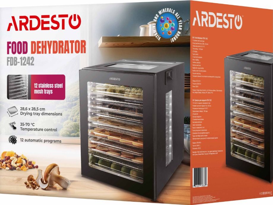 Сушка для фруктов Ardesto FDB-1242 фото №10