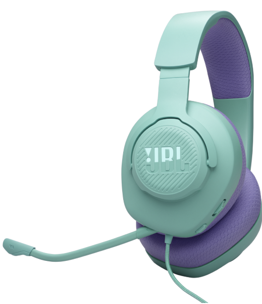 Навушники JBL Quantum 100M2 Cyan (JBLQTUM100M2CYN)