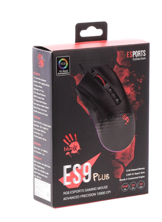 Компьютерная мыш A4Tech ES9 Plus (Stone black) фото №5