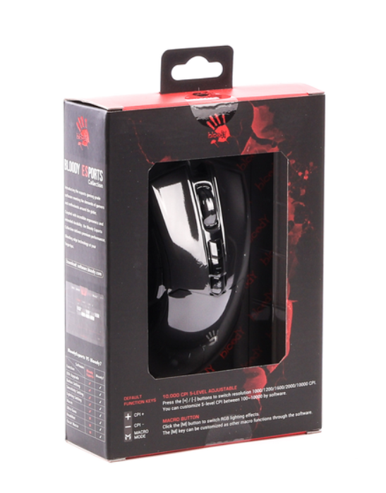 Компьютерная мыш A4Tech ES9 Plus (Stone black) фото №6