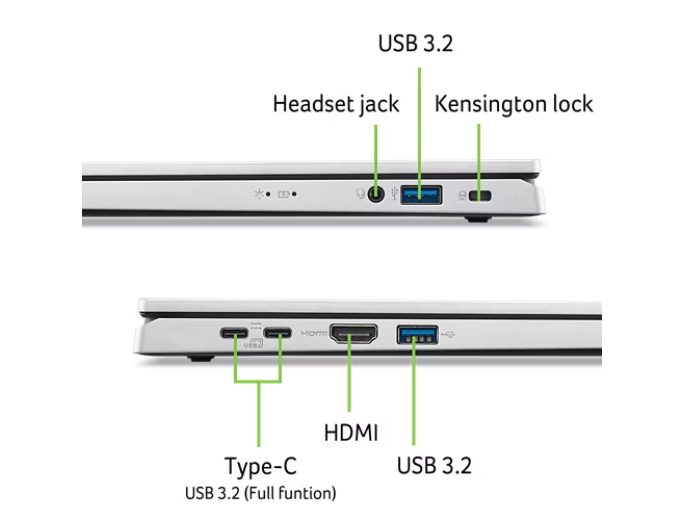 Ноутбук Acer Aspire Go 15 AG15-32P-34UM (NX.J8XEU.001) фото №6