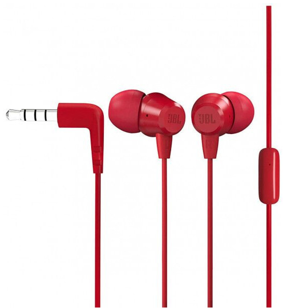 Навушники JBL C50HI (JBLC50HIRED) Red фото №2