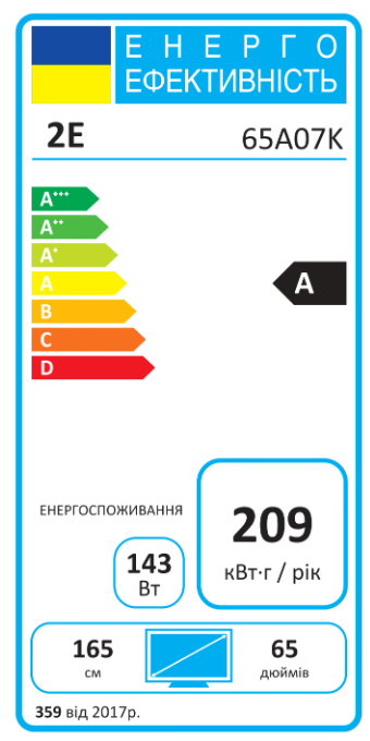 Телевізор 2E 2E-65A07K фото №11