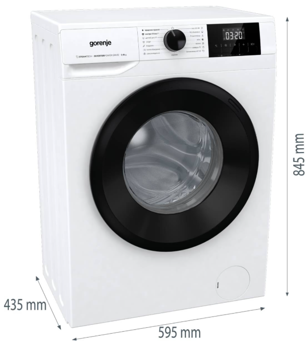 Стиральная машина Gorenje W3NGPI62SBS фото №8