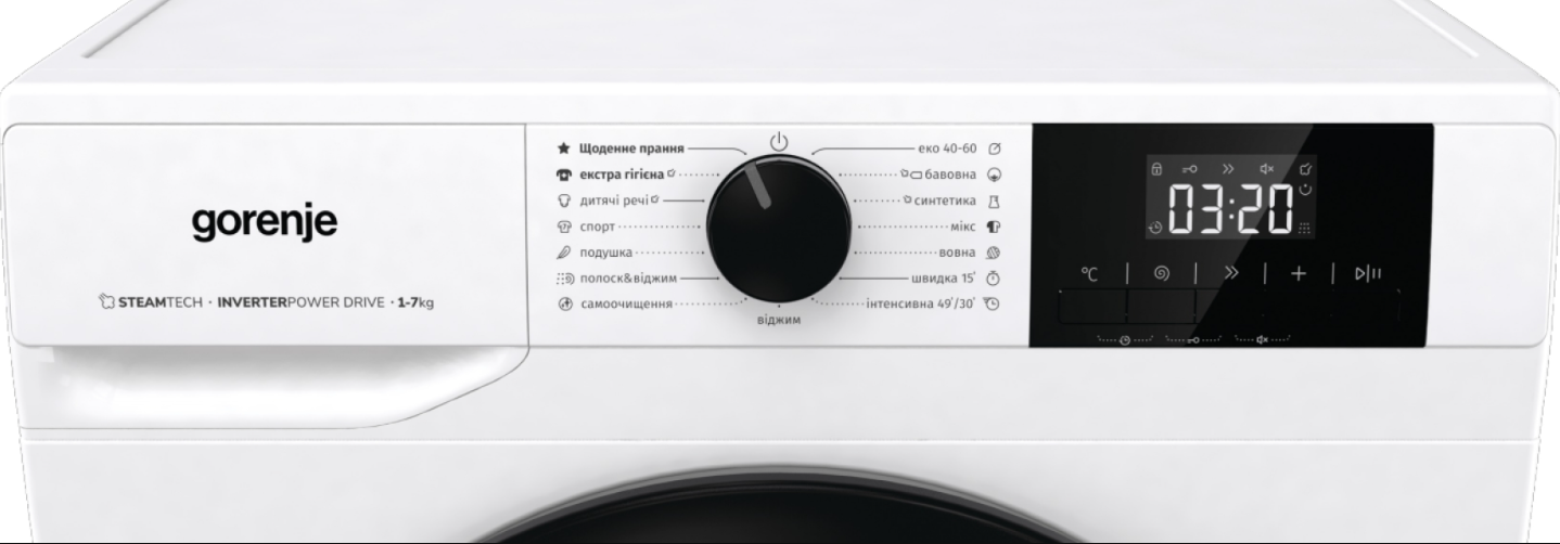 Пральна машина Gorenje W3NGPI72SBS фото №5