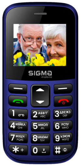 Мобільний телефон Sigma Comfort 50 EASY TYPE-C blue