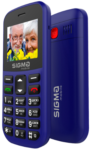 Мобільний телефон Sigma Comfort 50 EASY TYPE-C blue фото №4