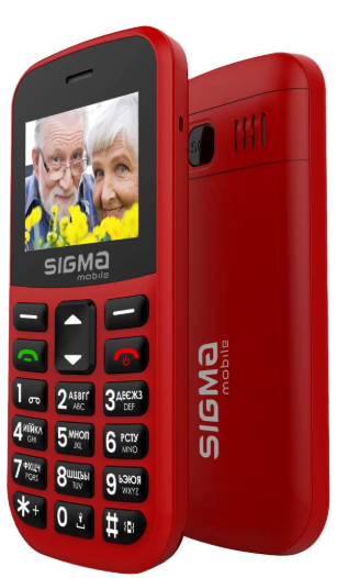 Мобільний телефон Sigma Comfort 50 EASY TYPE-C red фото №2