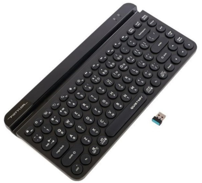 Клавіатура A4Tech FBK30 Wireless/Bluetooth Black фото №3