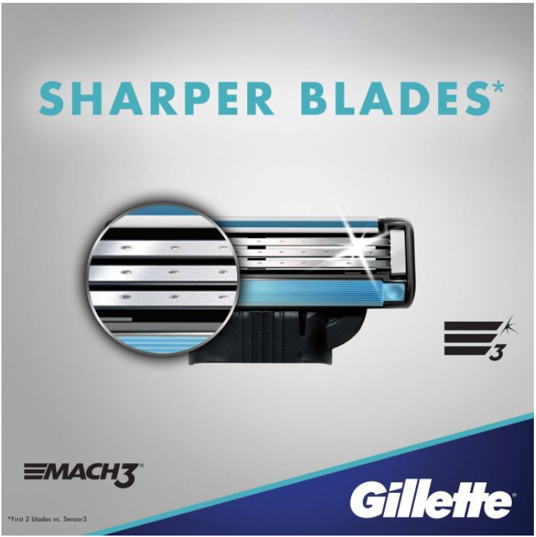 Бритва Gillette Mach3 с 2 сменными картриджами (7702018020706/7702018020676) фото №3