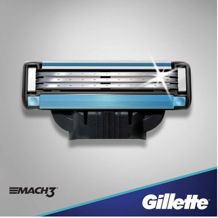 Бритва Gillette Mach3 с 2 сменными картриджами (7702018020706/7702018020676) фото №5