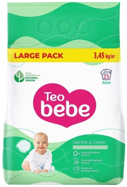 Порошок для прання Teo bebe Gentle & Clean Aloe 3.45 кг (3800024048470)