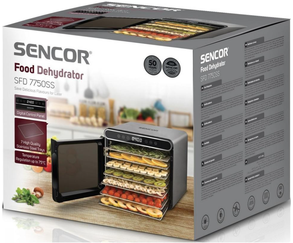 Сушка для фруктов Sencor SFD7750SS фото №5
