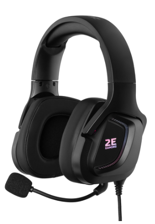 Навушники 2E HG340 7.1 USB-A RGB 2м чорний (2E-HG340BK-7.1)