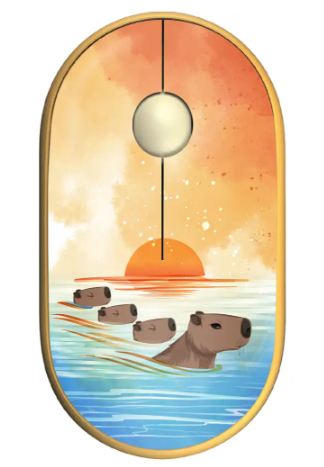 Комп'ютерна миша 2E MF300 CAPYBARA:SUNSET Silent WL BT жовтий