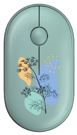 Компьютерная мыш 2E MF300 FLORA:DILL Silent WL BT зелений
