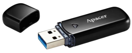 Флешка Apacer USB 3.2 AH355 64GB Чорний фото №4