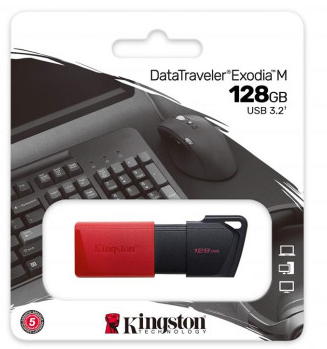 Флешка Kingston USB 3.2 Type-A Gen1 DT Exodia M 128GB фото №3