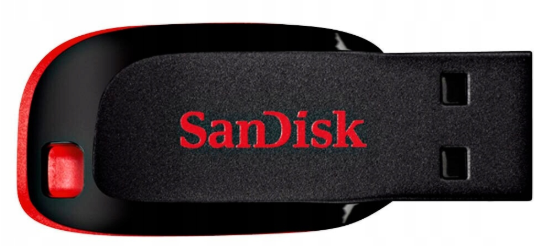 Флешка SanDisk USB 2.0 Type-A Cruzer Blade 32GB Чорний фото №3