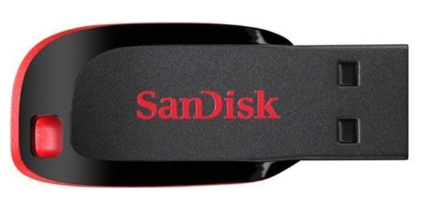 Флешка SanDisk USB 2.0 Type-A Cruzer Blade 32GB Чорний