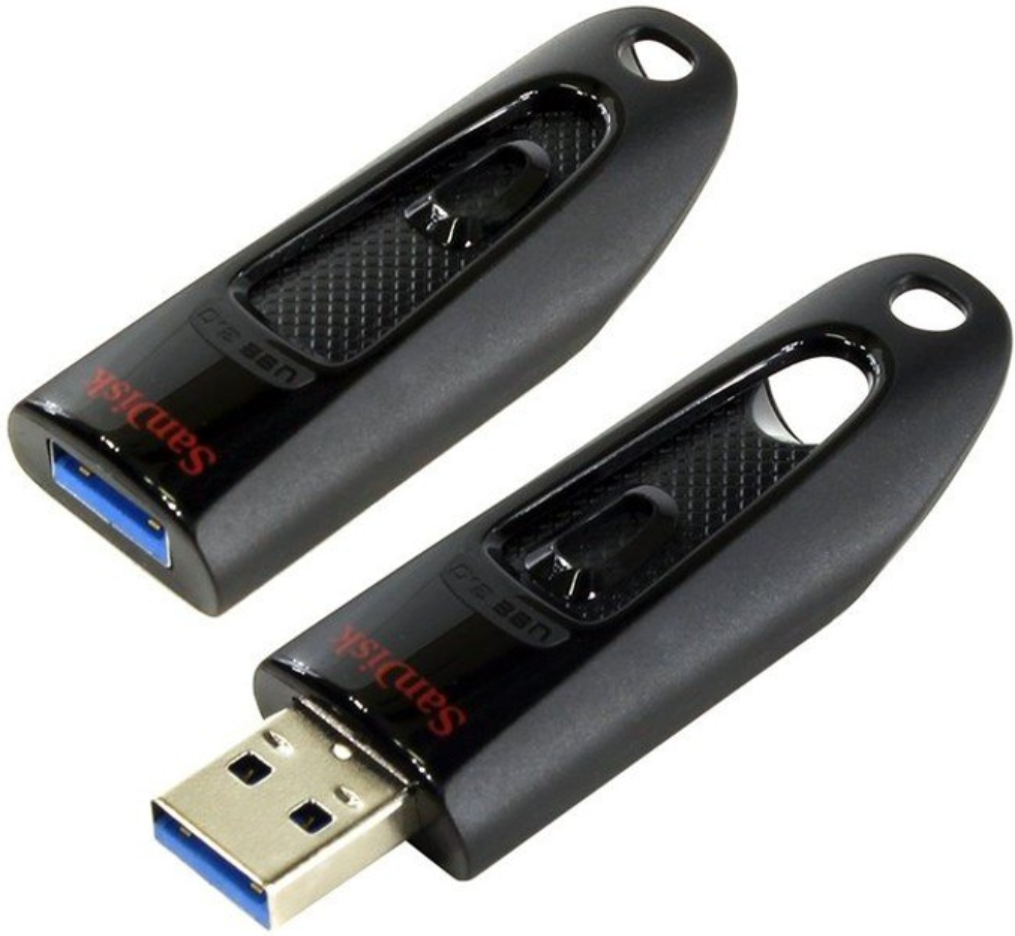 Флешка SanDisk USB 3.0 Type-A Ultra 64GB Чорний фото №4