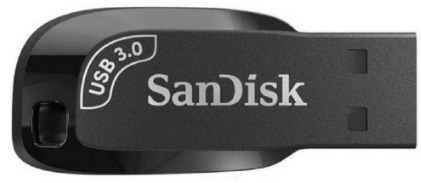 Флешка SanDisk USB 3.2 Type-A Ultra Shift 32GB Чорний фото №6