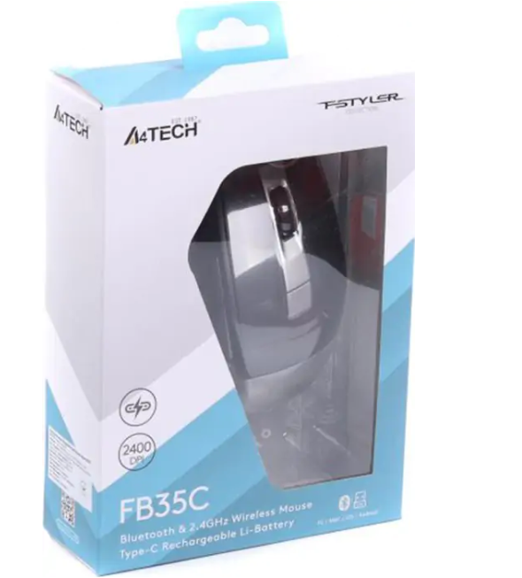 Комп'ютерна миша A4Tech Fstyler FB35C (Smoky Grey), фото №5