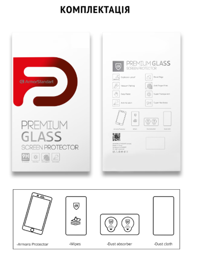 Захисне скло Armorstandart Icon для Xiaomi Redmi Note 14 5G Black (ARM83174) фото №2