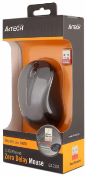 Комп'ютерна миша A4Tech G3-280A (Grey) фото №5