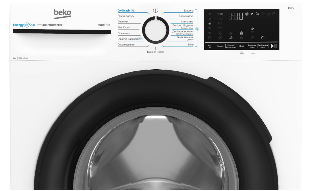 Пральна машина Beko BM3WFU46245WB фото №5