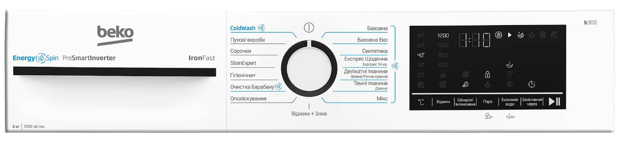 Пральна машина Beko BM3WFU46245WB фото №6