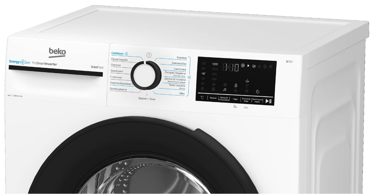 Пральна машина Beko BM3WFU46245WB фото №7
